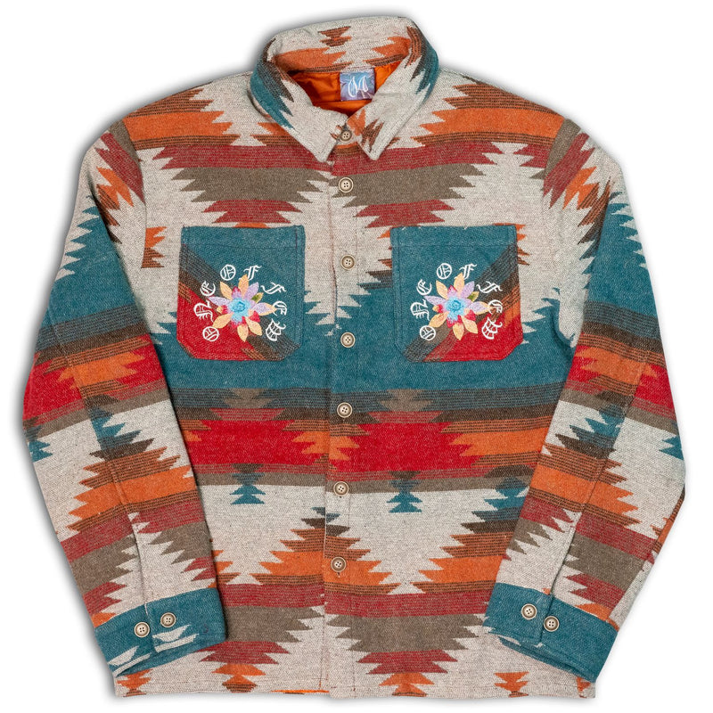 CACTUS BLOSSUM FLANNEL -  DESERT SKY