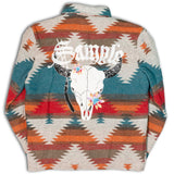 CACTUS BLOSSUM FLANNEL -  DESERT SKY
